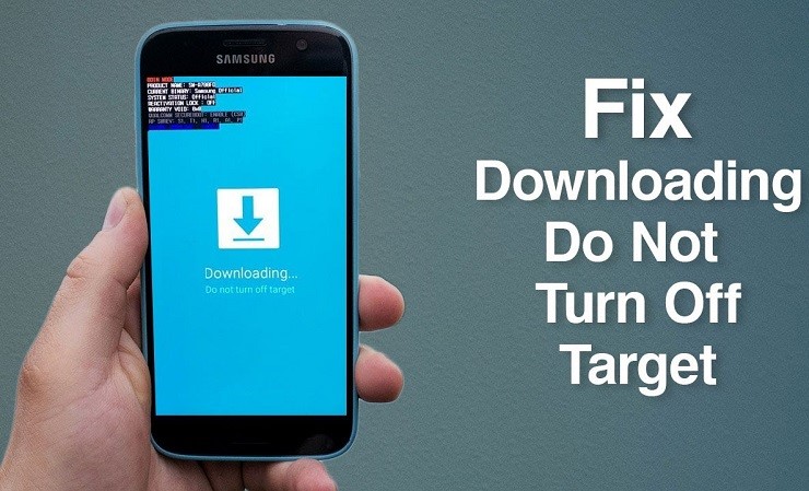 رفع مشکل downloading do not turn off target